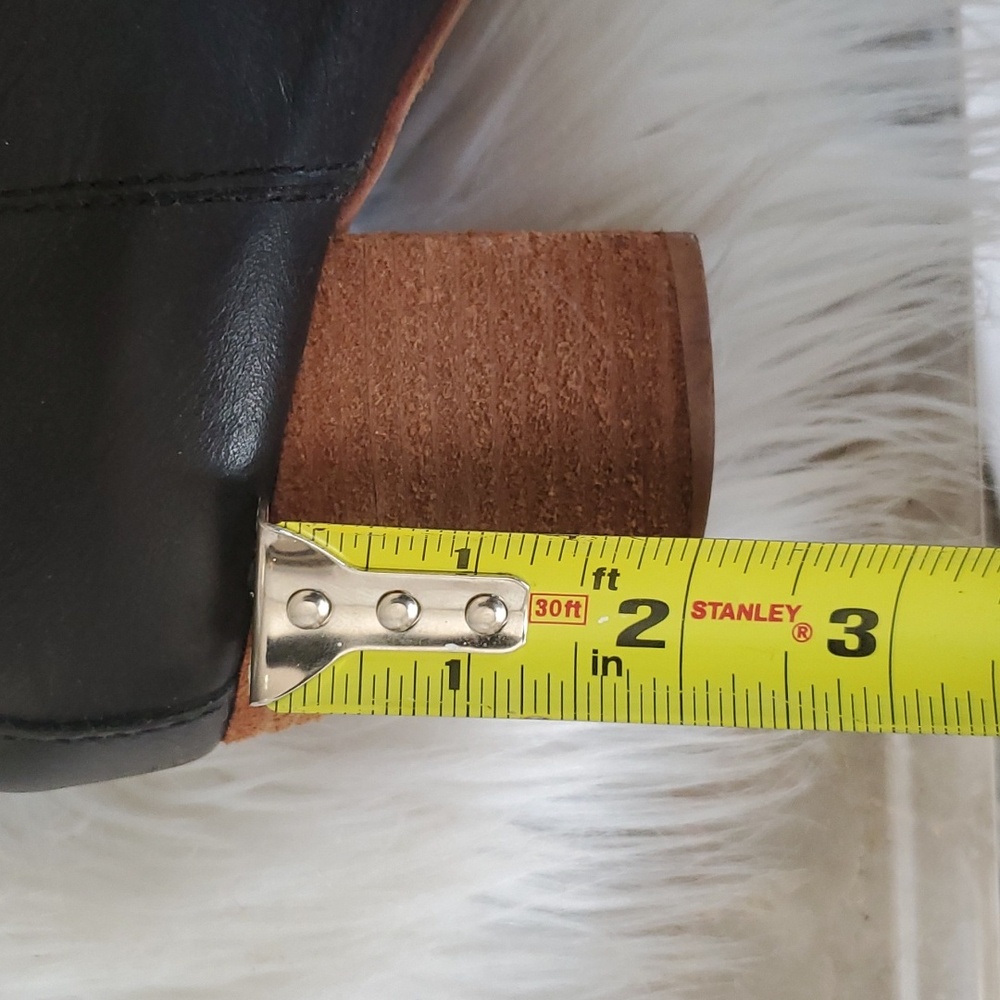 Madewell Brenner black leather ankle bootie size 8 - Picture 5 of 16